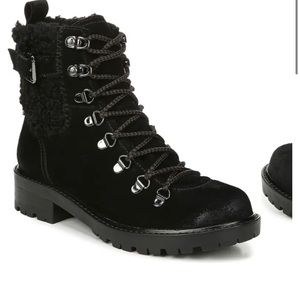 Sam Edelman Lace Up/Side Zipper Boot